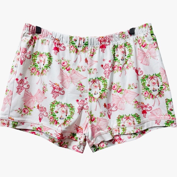 Roller Rabbit x LoveShackFancy Merry Monkey Beaux Polo Pajamas Set XL RARE NWT - Picture 7 of 10